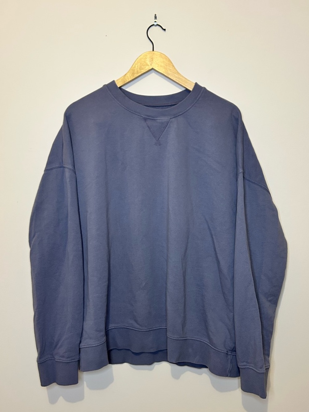 PACT Organic Cotton Long Sleeve Crew Neck Sweatshirt Purple Size XL/XXL